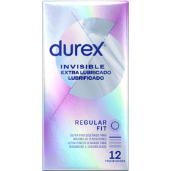 DUREX - INVISIBILE EXTRA LUBRIFICATO 12 UNITÀ - C.farma&beauty 