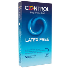 CONTROL FREE SIN LATEX CONDOMS 5 UNITS - C.farma&beauty 