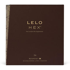LELO HEX PRESERVATIVI RESPECT XL 36 PACK - C.farma&beauty 