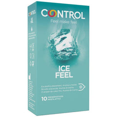 Control - Preservativi Effetto Ice Feel Cool confezione da 10 unità | CFarmaBeauty - C.farma&beauty 