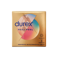 DUREX - PRESERVATIVI REAL FEEL 3 UNITÀ - C.farma&beauty 