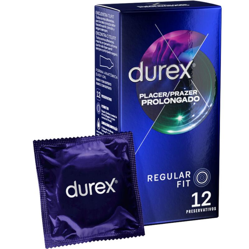 Durex - Preservativi Piacere Prolungato Ritardato confezione da 12 unità | CFarmaBeauty - C.farma&beauty 