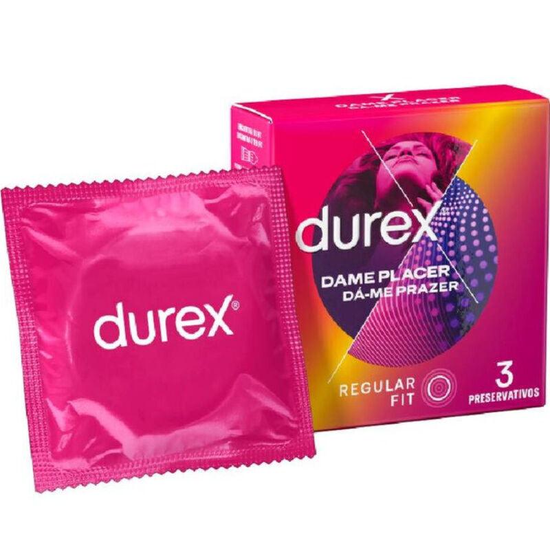 Durex Dame Placer - Confezione da 3 Unità | Massimo Piacere Femminile e Conforto - C.farma&beauty 