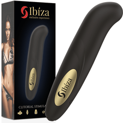 Ibiza - Stimolatore Clitoride USB Ricaricabile 10 Modalità Vibrazione - Eleganza Dorata 13 x 2,9 cm su CfarmaBeauty.com - C.farma&beauty 