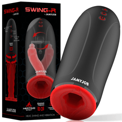 JAMYJOB EFFETTO RISCALDANTE SWING-R - Tecnologia SWING e Masturbatore Vibrante - C.farma&beauty 