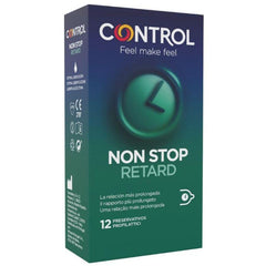 CONTROL - NON STOP RETARD CONDOMS 12 UNITS - C.farma&beauty 