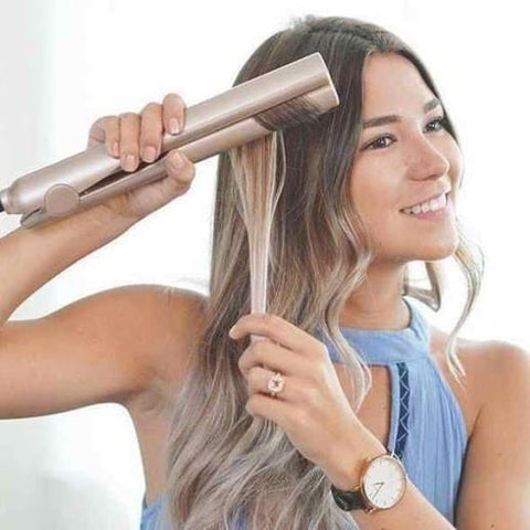 Professional curling and straightening iron